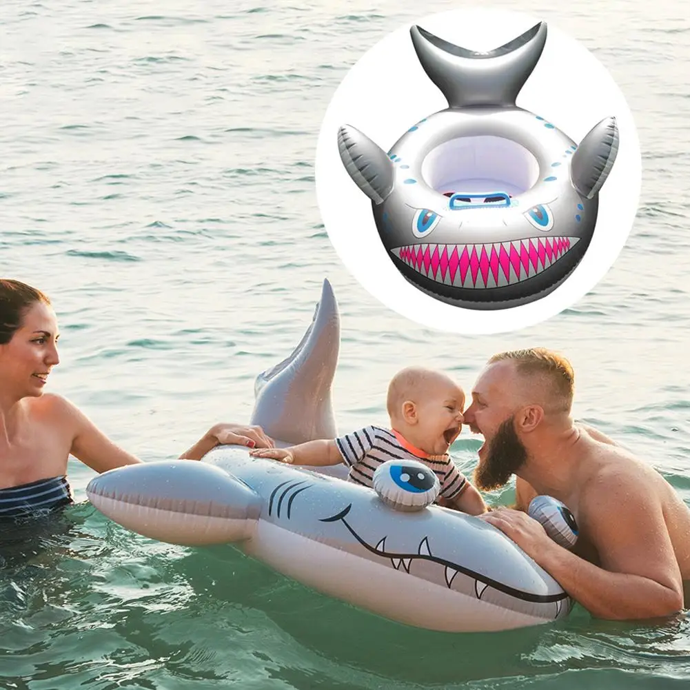 Animacinių Filmų Ryklys Pripučiami Kūdikių Maudymosi Žiedas Vaikiška Kaklo Plaukti Ratas Sėdynės Plaukimo Kūdikių Reikmenys Kaklo Žiedas Vamzdis Saugos 5