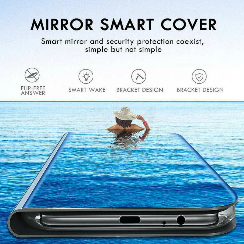 Smart Veidrodis, Flip Case For Samsung Note 8 9 10 20 Plus S7 Krašto Case For Samsung Galaxy S10 S9 S8 S20 Plus Ultra S10E Telefono Dangtelį 1