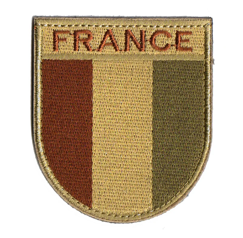 Prancūzijos Prancūzijos armijos Armijos Vėliava F2/FELIN shield Pleistrai raištį raištį pilietybės identifikavimo skyriaus siuvinėjimas 0
