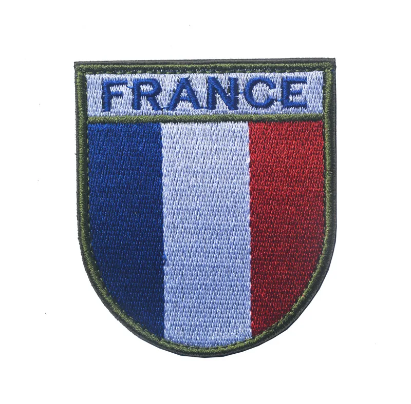 Prancūzijos Prancūzijos armijos Armijos Vėliava F2/FELIN shield Pleistrai raištį raištį pilietybės identifikavimo skyriaus siuvinėjimas 1
