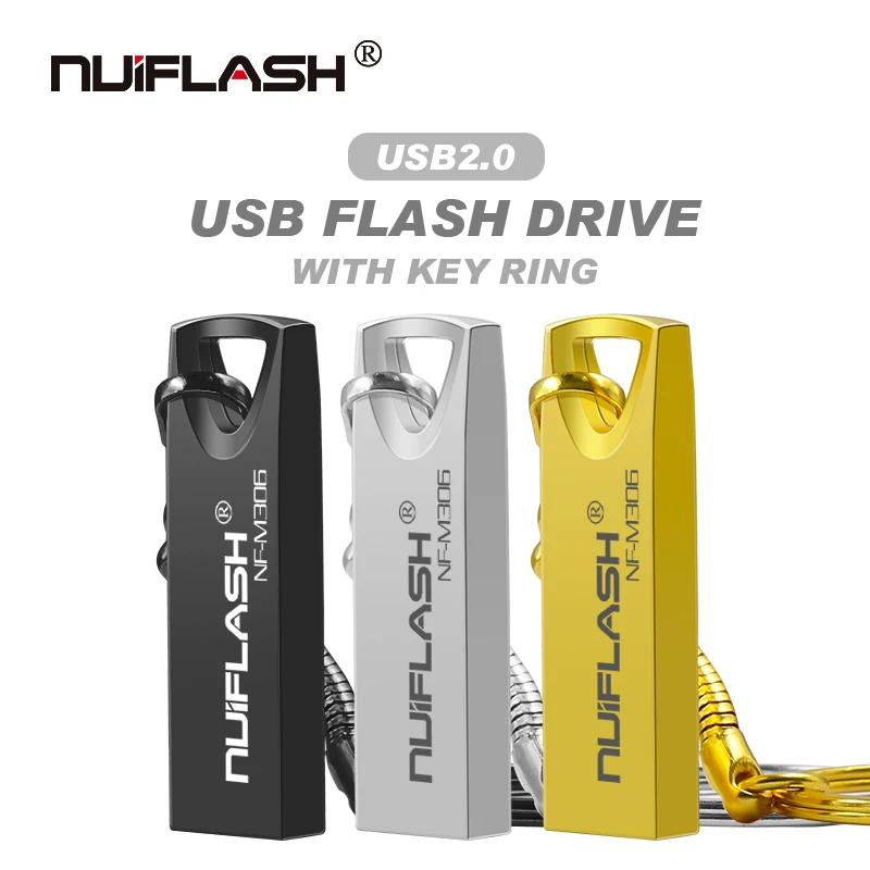 Nuiflash Metalo USB Flash Diskas 128gb TYPEC Pen Drive 32gb 64gb Usb 2.0 Flash Disko 