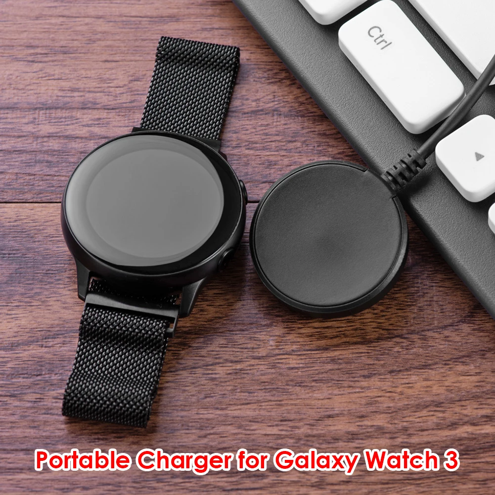 1m belaidžio ryšio kabelį sporto žiūrėti USB doko adapteris, skirtas Samsung Galaxy Watch3/active2/aktyvus universalus belaidis kroviklis 1