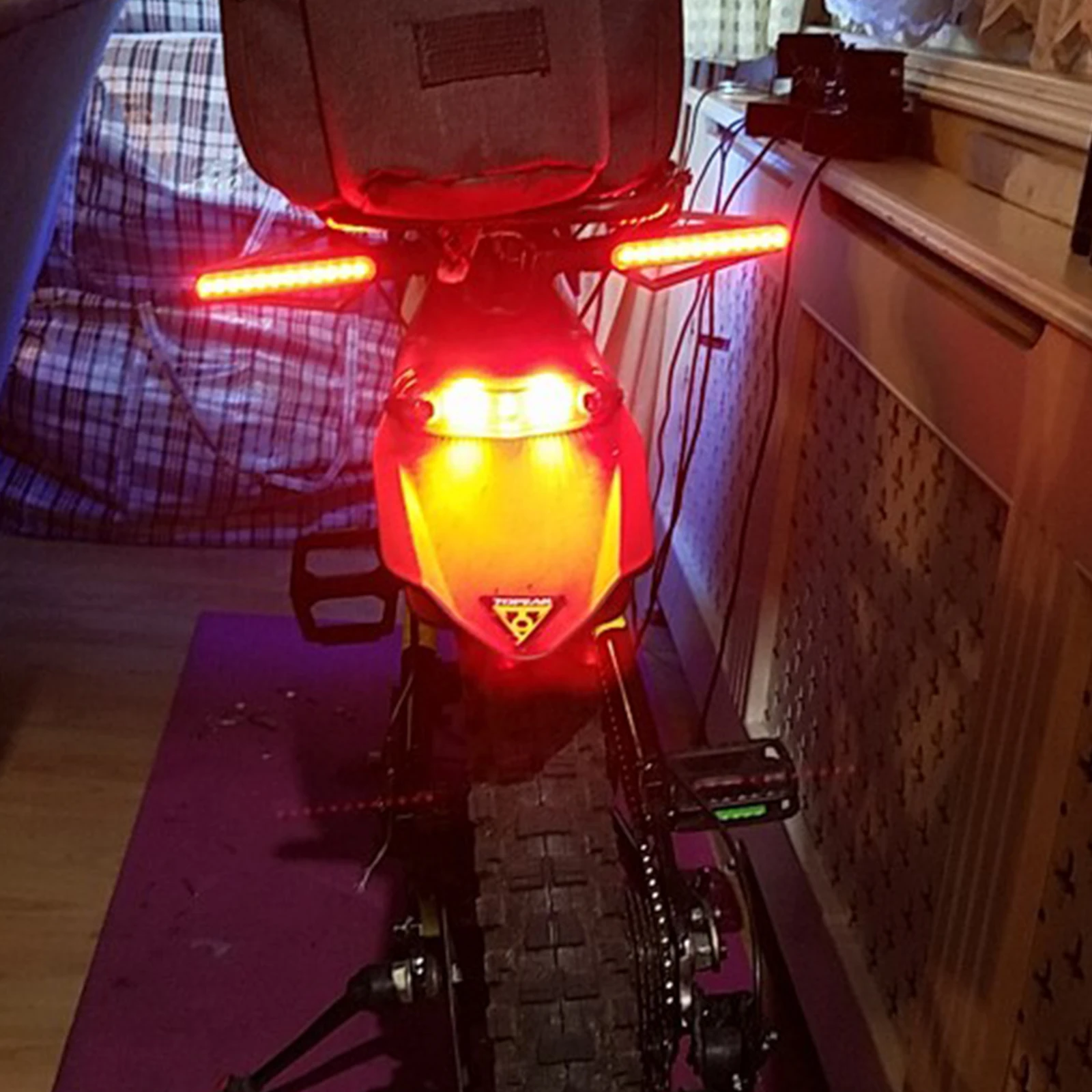 Motociklo Uodega LED Šviesos CR WIKI WRF 250 400 426 450 500 525 530 125 exc Sparnas Galinis Stop Enduro Uodegos Šviesos MX Tr426 450 4