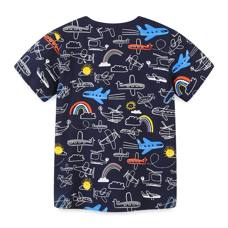 Mažai Specialistė, 2021 M. Vasarą Berniukų marškinėliai su Puikus Mažai Modelius Medvilnės Drabužiai Patogūs ir Kvėpuojantis Vaikams 1