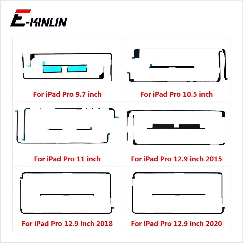 3M Pre-Cut Jutiklinis Ekranas Lipnios Juostelės Lipduką Glus iPad Pro 9.7 10.5 11 12.9 colių 2016 2017 2018 2019 2020 3