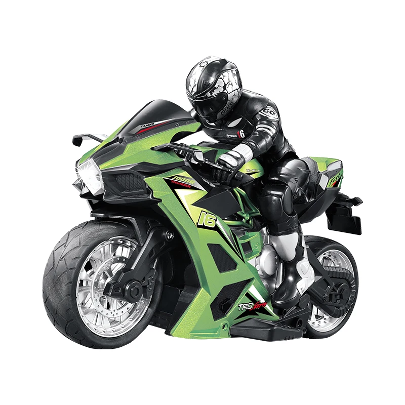 1/8 RC Stunt Motociklo 2.4 GHz Salto Drift Stunt Motociklo Elektros Nuotolinio Valdymo Lenktynių Drift Car su 