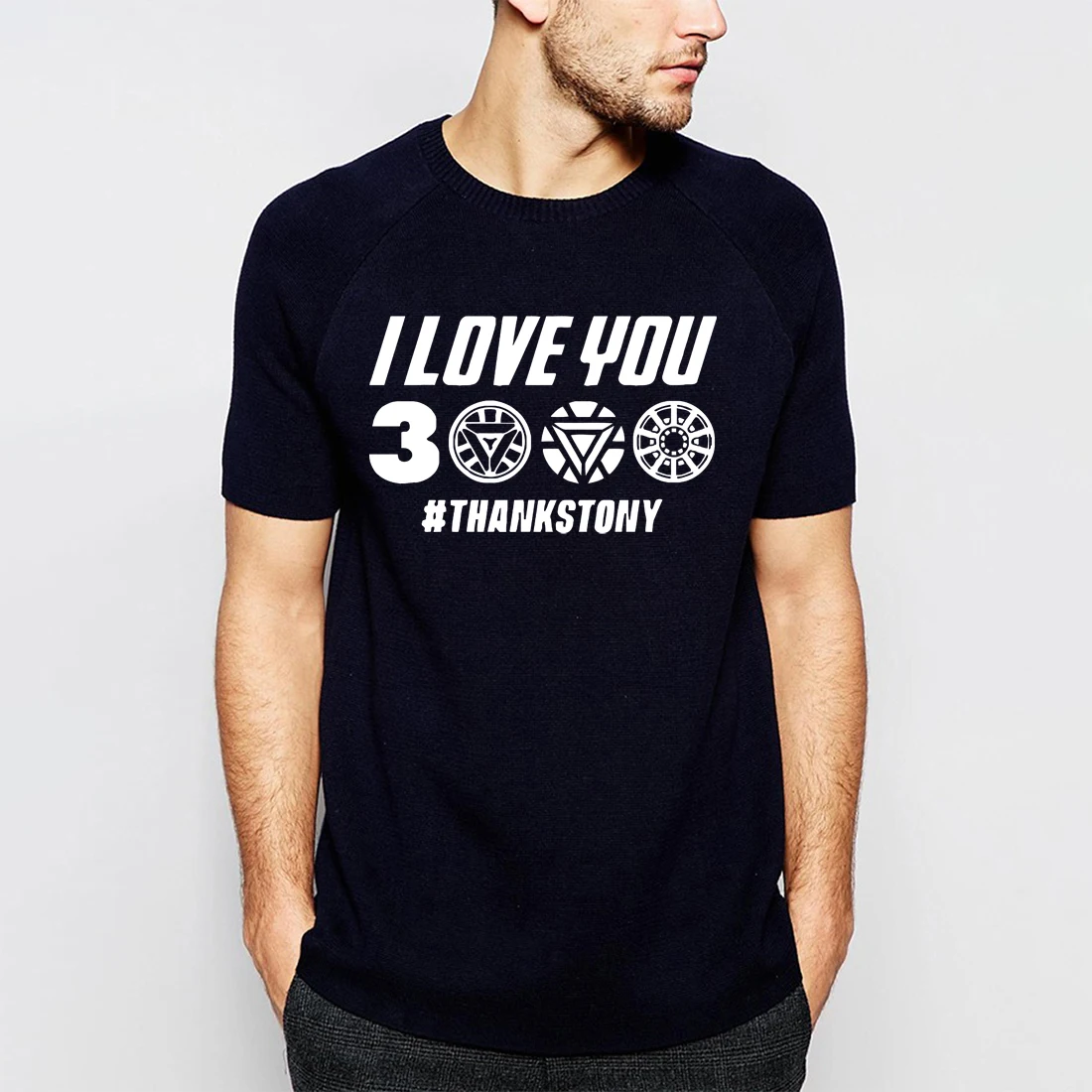 Aš Myliu Tave 3000 Kartų Ačiū Tony Stark Vyrams Marškinėliai Vasaros Naują Stiliaus Viršūnes T-shirt Gerbėjai Medvilnės trumpomis Rankovėmis Unisex Marškinėliai 3