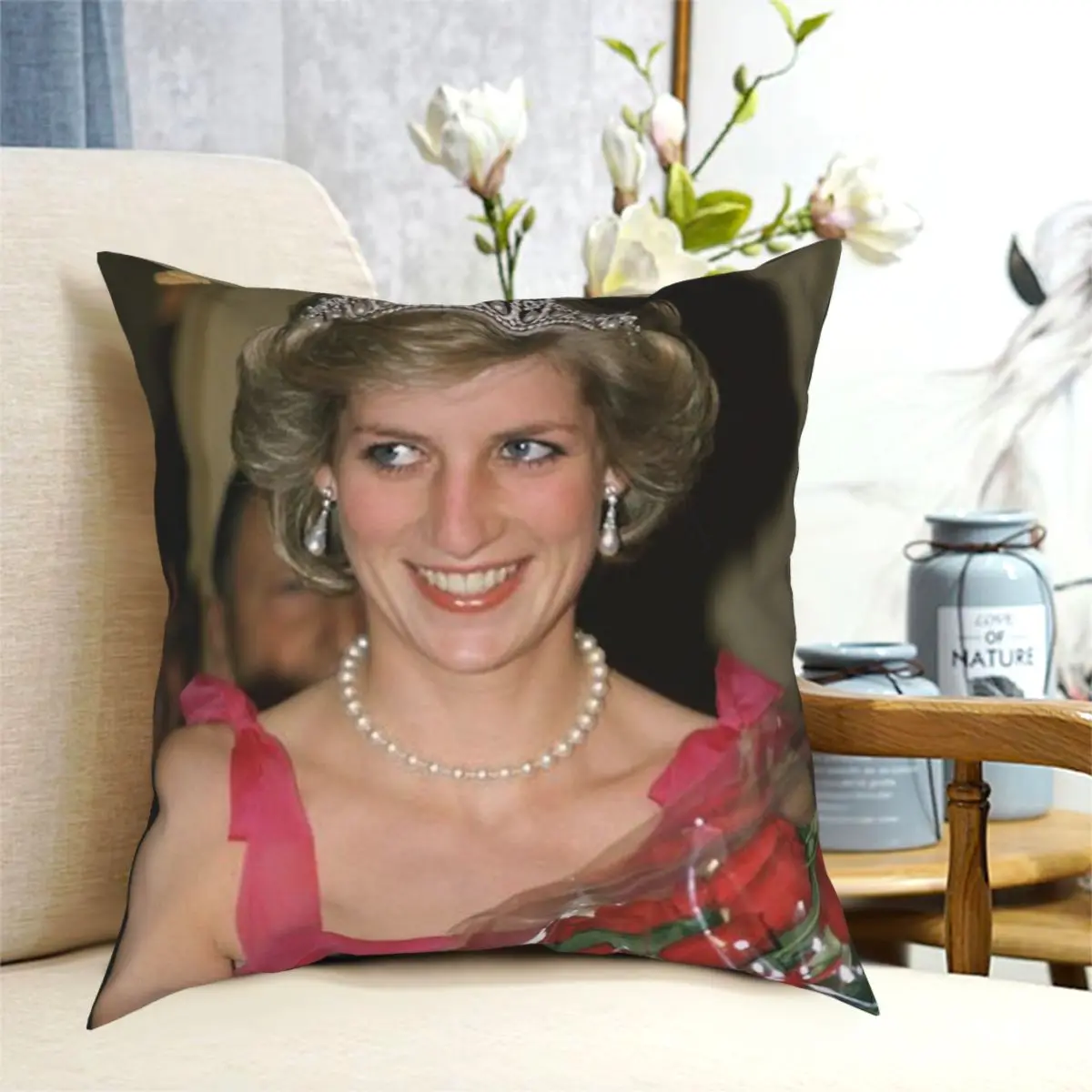 Diana, Pagalvėles už Sofos Atsitiktinis Užvalkalas Dekoratyvinis Mesti Pagalvės Padengti grindų pagalvę už sofos namuose 3