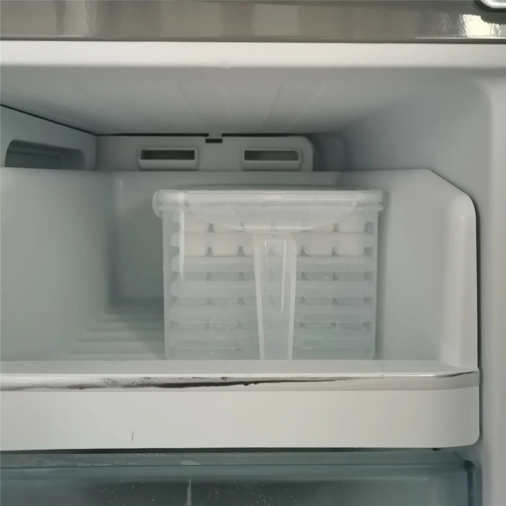 288 Tinklų Maži Ledo Kubo Formos Dėžutė su Uždarymo Dangteliu & Samtelis 6 Padėklai Vaisių Popsicle Maker Formų Virtuvės Šaldytuvas Priedai 1