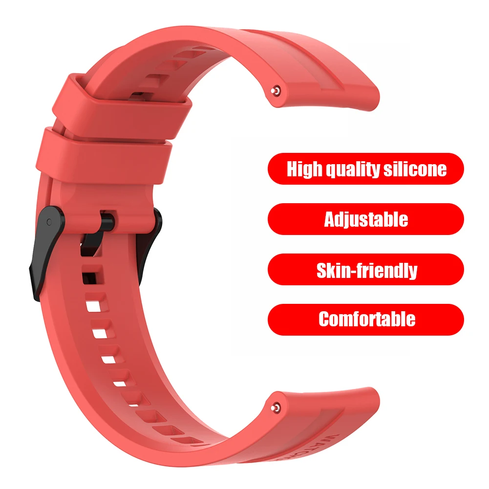 22mm Smart Watch Band Aukštos kokybės Minkšto Silikono Dirželis Pakeitimo Watchband Diržo Apyrankę, Huawei Žiūrėti GT2 Pro/GT 2e/GT 0