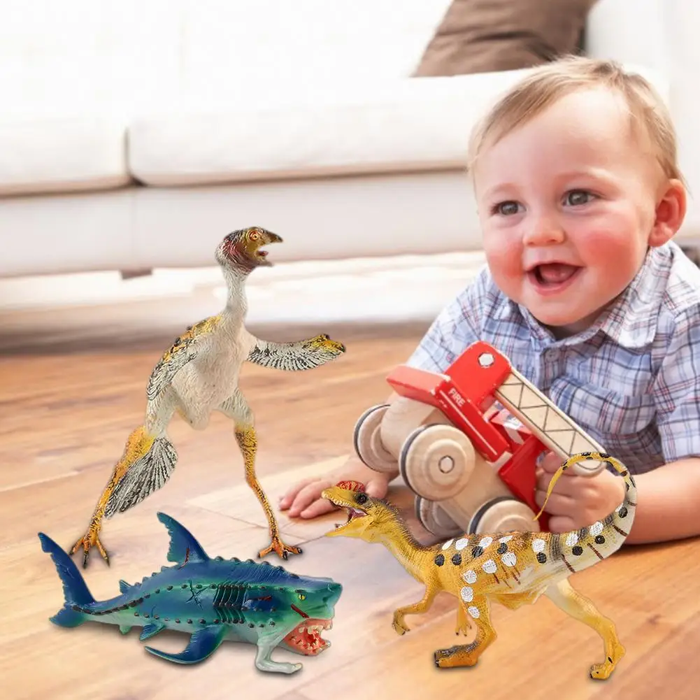 Spinosaurus Dinozaurai Veiksmo Ir Žaislas Duomenys Statulėlės Žaislas Modeliavimas Gyvūnų Lėlės Modelį, Vaikai Puzzle Ankstyvasis Ugdymas Ir Švietimas 5
