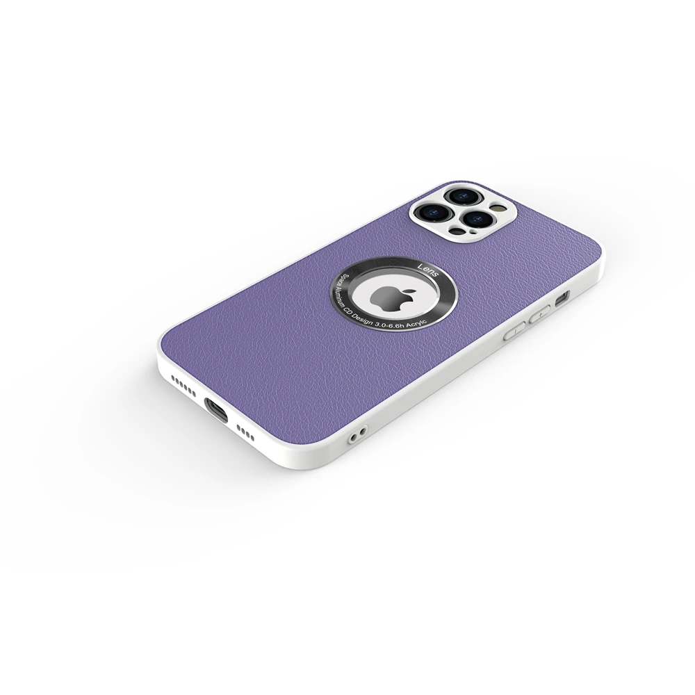 Metalo Logotipas Ratas CD Tekstūros, Odinis Telefono dėklas Skirtas iPhone 12 11 Pro Max XR X XS Max 7 8 Plus SE 2020 Balta Silikono Rėmo Dangtis 2