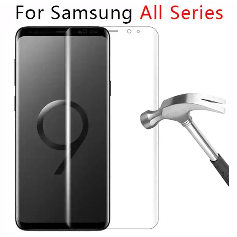Grūdintas Stiklas Samsung Note 9 8 S8 S9 Plus S7 S6 Krašto Apsaugos Glas Screen Protector Galaxy Ne 8s 9s 7s S 9 8 7 6 Plėvelė 2