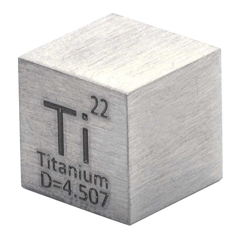 Iki 99,5% Gryno Titano Kubo Ti Bloko Metalo Raižyti Elementų Periodinės Lentelės Prekių N58A 0