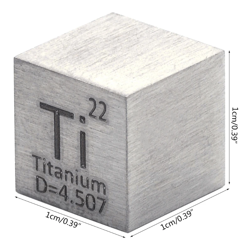 Iki 99,5% Gryno Titano Kubo Ti Bloko Metalo Raižyti Elementų Periodinės Lentelės Prekių N58A 4