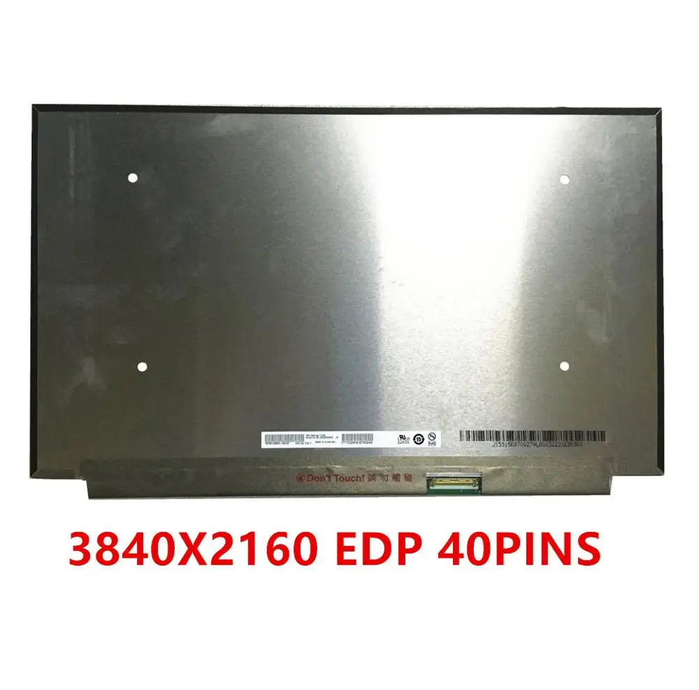 B156ZAN04.2 Lenovo ThinkPad P1 X1 P53 P53s T590 15.6 LCD Ekranas 01YN137 02HM880 4K 3840*2160 40pin B156ZAN03.2 Ekranas 0