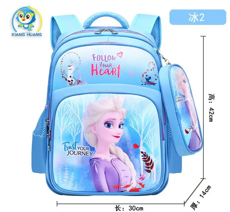 Disney vaikai, žmogus-Voras kuprinė animacinių filmų mergaitės berniukai studentų Užšaldyti Elsa mokyklos maišelį princesė Schoolbags 5