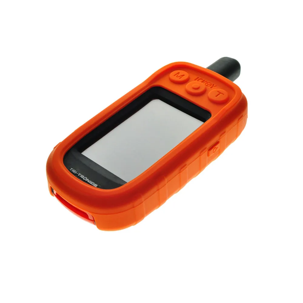 Minkšti Silikoniniai Apsauginiai Atveju Garmin Alpha 100 Handheld GPS Kodas Metrų Anti-rudenį Dangtelio Apsauga, Apvalkalas Garmin Alpha100 4