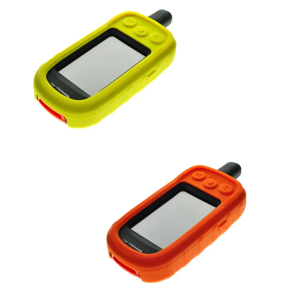 Minkšti Silikoniniai Apsauginiai Atveju Garmin Alpha 100 Handheld GPS Kodas Metrų Anti-rudenį Dangtelio Apsauga, Apvalkalas Garmin Alpha100 5