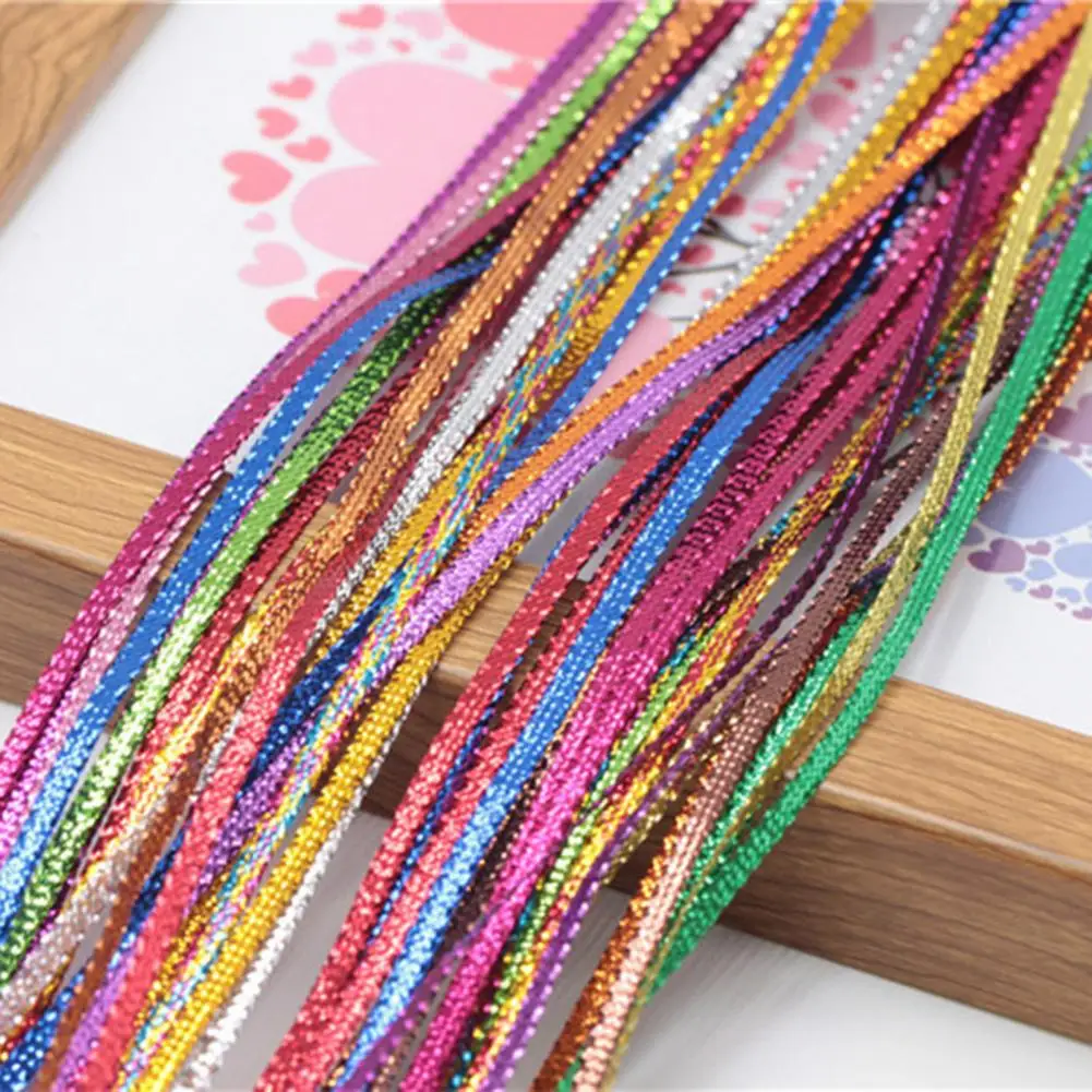 20pcs Seven Colors Dirty Braided Hair Color Rope Children's Ribbons Female Geaddress Head Rope Ribbon Fabric Hip-hop Hair String 5