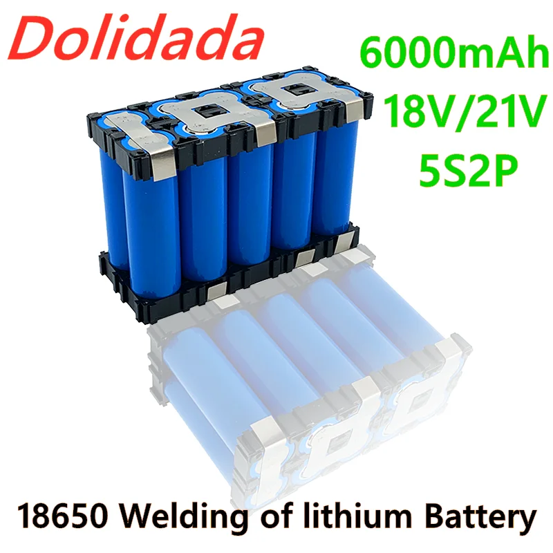 2021 naujas 2S 3S, 5S baterija užsakymą 18650 baterija suvirinimo 3000mAh / 6000mah baterija 12.6 V 25.2 v varžtas vairuotojas elektrodas 1