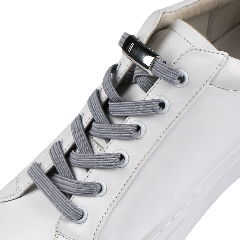 Magnetinio batraiščių elastinga ne kaklaraištis, batraiščiai suaugusiųjų vaikų metalo batų raišteliai už sportbačiai tingus batų raišteliai 2