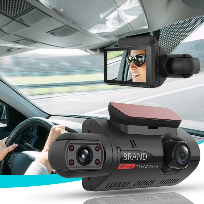Dual Lens Car DVR Brūkšnys Cam Vaizdo įrašymo G-Sensor 1080P Vaizdo įrašymo WIFI Greitis N GPS Dashcam Brūkšnys Cam Automobilių DVR Kamera 5