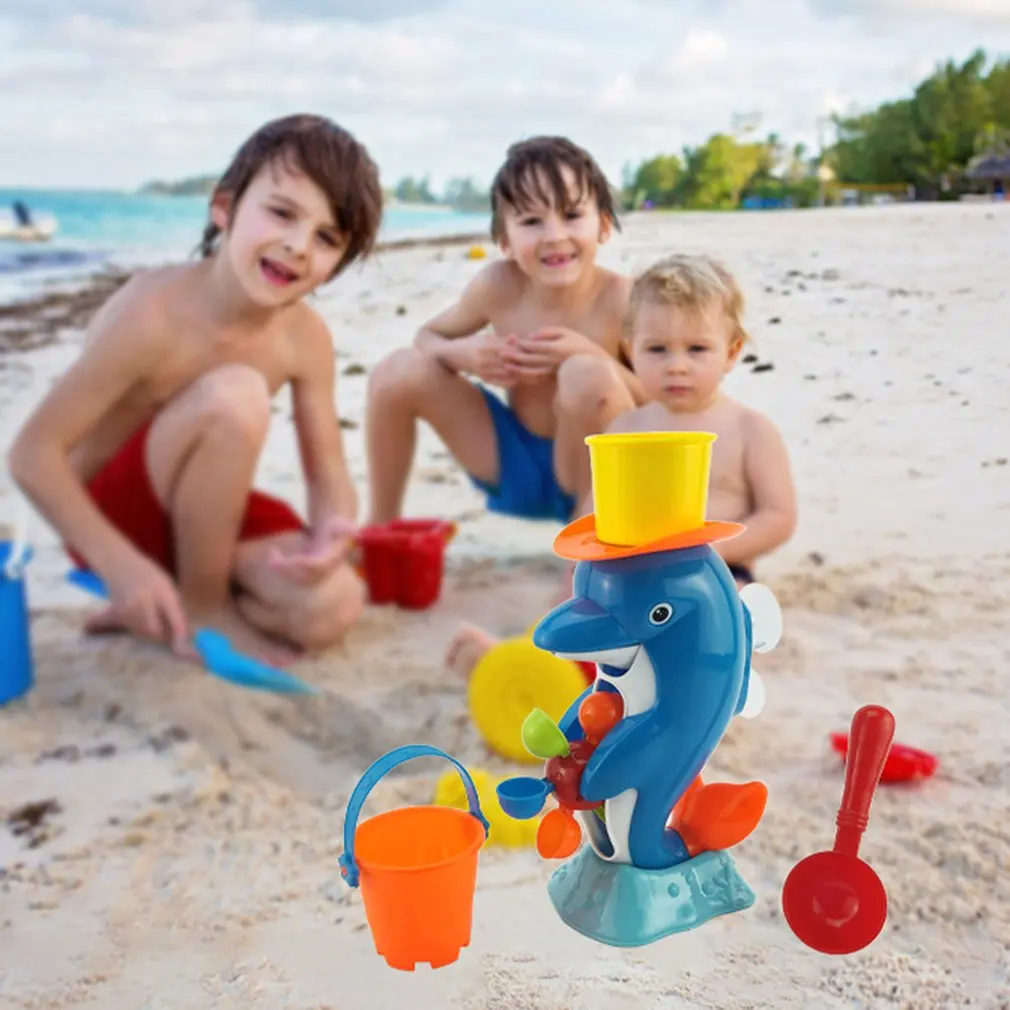 Delfinų Vonios Žaislas Naujagimių Waterwheel Maudyklų Vandens Žaislai, Vaikų Vonios Žaislai Mielas Vonios Žaislas Vaikams Bathtime Įdomus Vaikams 0