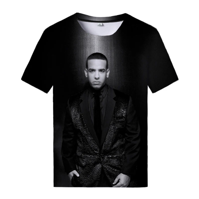 Daddy Yankee 3d Print T Shirt Vyrams, Moterims, Juokingi Marškinėliai, Unisex Vasaros Berniukas Spausdinti Moterų Topai 1