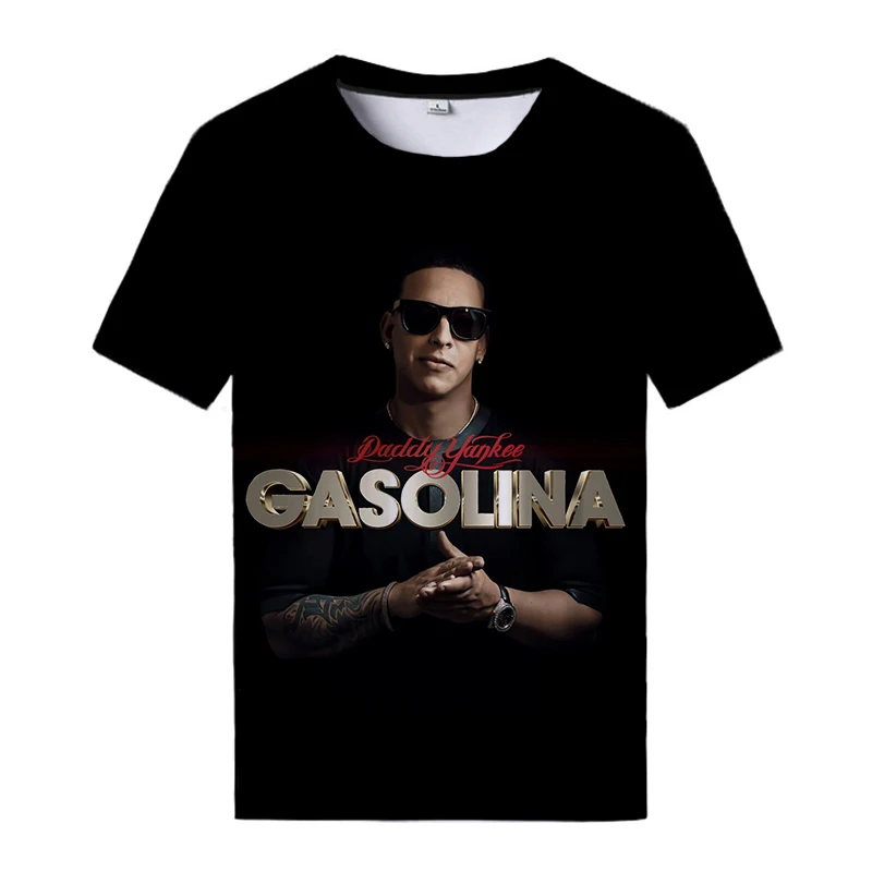 Daddy Yankee 3d Print T Shirt Vyrams, Moterims, Juokingi Marškinėliai, Unisex Vasaros Berniukas Spausdinti Moterų Topai 5