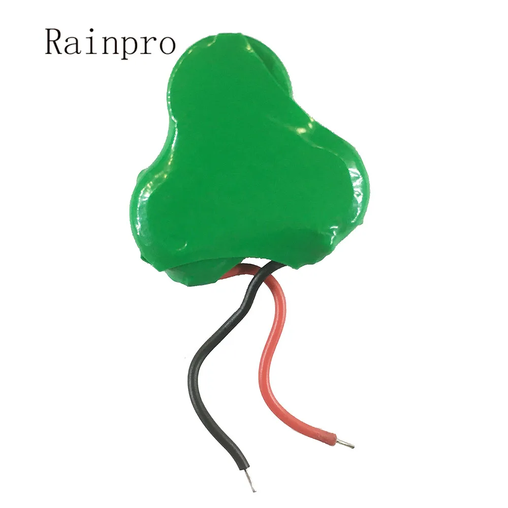 Rainpro 1PCS/DAUG 80mAh 3,6 V NI-MH su linija Įkrovimo mygtuką akumuliatoriaus LED 0