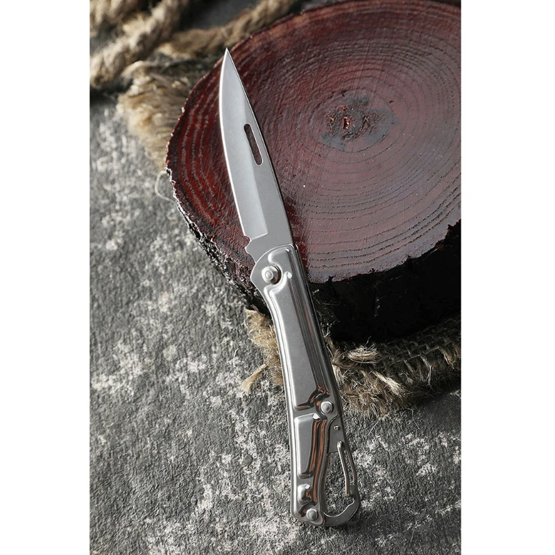 87HB Aukšto kietumo Sulankstomas peilis Nerūdijančio Plieno Išgyvenimo Medžioklės Kempingas, Žvejyba, Alpinizmas peiliukas Kepsnių Peilis 0
