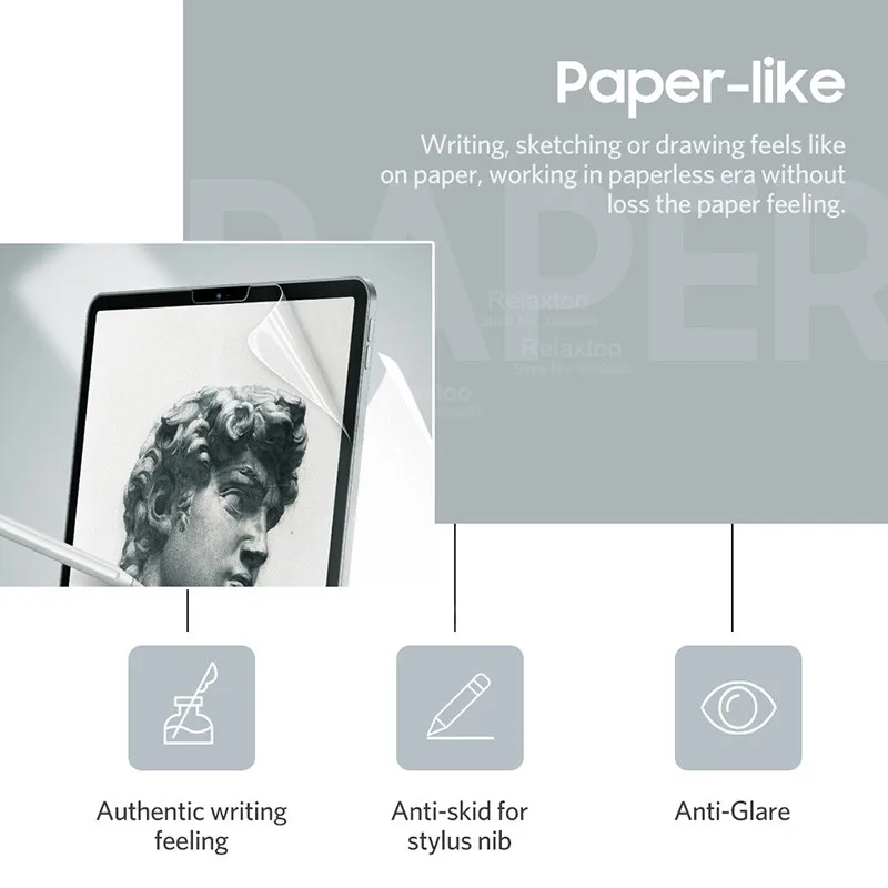 Knygoje, Pavyzdžiui, Ekrano Apsaugos iPad Pro 12.9 Colių 2021 11 2020 M., Kaip Rašyti ant Popieriaus Screen Protector, skirta 