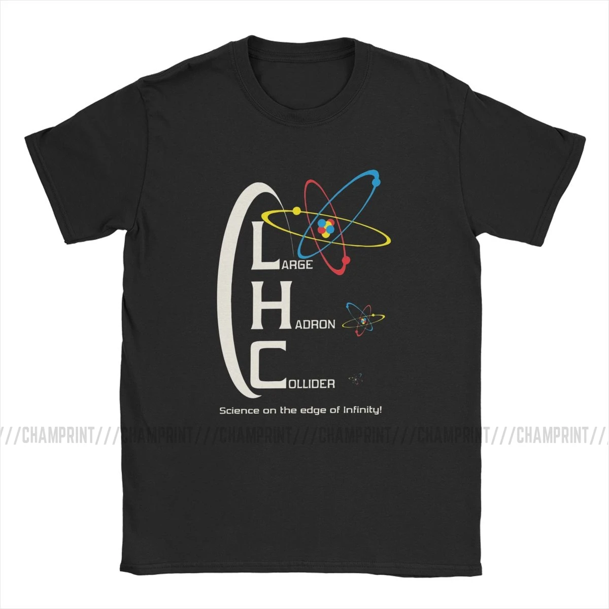 Su Lhc vyriški Marškinėliai Kvantinė Mechanika Fizikos Mokslo Fizinio Geek, Vėpla Nuostabi Tee Marškinėliai Apvalios Kaklo T-Shirt Grafikos Drabužiai 0