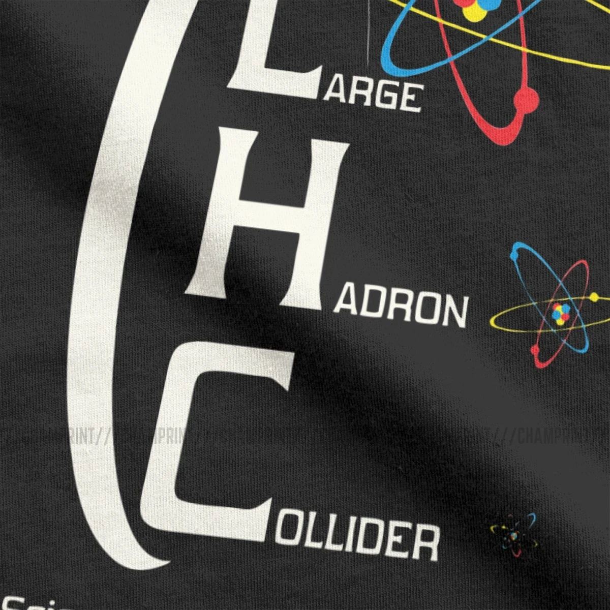 Su Lhc vyriški Marškinėliai Kvantinė Mechanika Fizikos Mokslo Fizinio Geek, Vėpla Nuostabi Tee Marškinėliai Apvalios Kaklo T-Shirt Grafikos Drabužiai 2