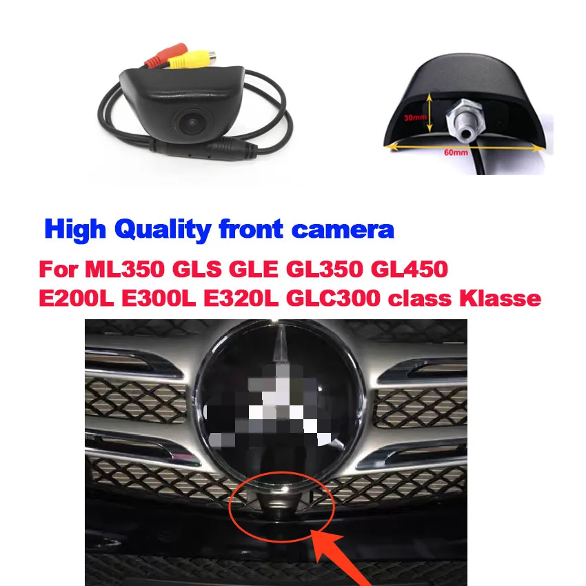 Automobilių Specialios Priekiniai HD aukštos kokybės Kamera Skirta Mercedes-Benz A B C E S R GLC ML, GL CLA C200L GLE GLC260 Automobilio priekinė kamera CCD HD 3