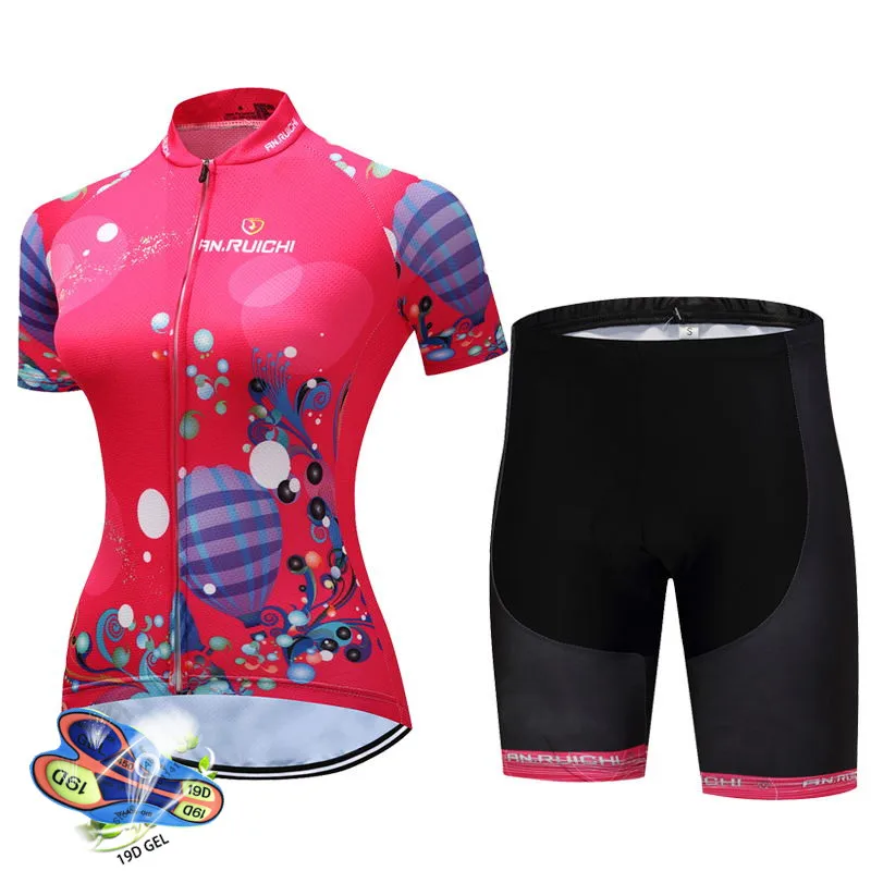 2021 m. vasarą naujosios ponios MTB dviračių džersis kostiumas moterims trumpas rankovėmis drabužius greitai džiovinimo kvėpuojantis Ropa Ciclismo sportinę aprangą 2