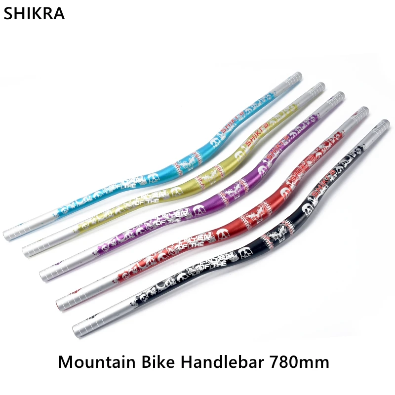 2021 SHIKRA MTB Vairo Extra Long Mountain Bike Rankenos Aliuminio Lydinio 31.8 mm 780mm Stovo Dviračio Rankenos-Baras XC DH AM 5