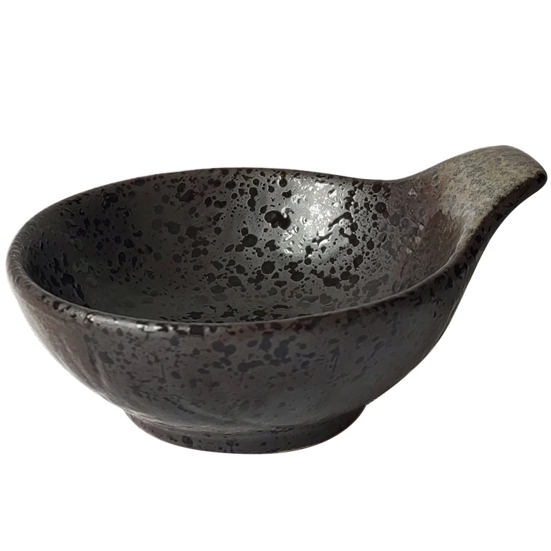 Japonų stiliaus paprastas keramikos dubenėlį maži ryžių dubenėlį sriubos dubenėlį patiekalą, dubenėlį savitarnos hot pot restoranas, aštrus padažas dubuo 5