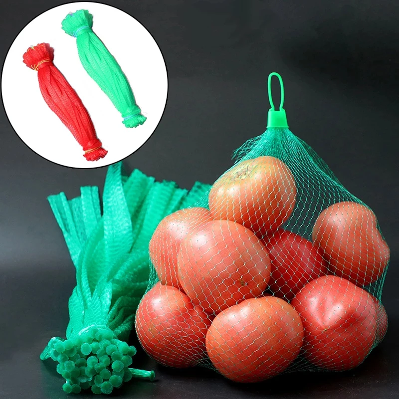 Multi-dydis Plastiko Nailono Akių tinklas, Maišeliai Daržovių, Vaisių, Kiaušinių, Žaislų, Maisto produktų Laikymo Pakuotės Organizatorius Sodo Augimo Maišus 4