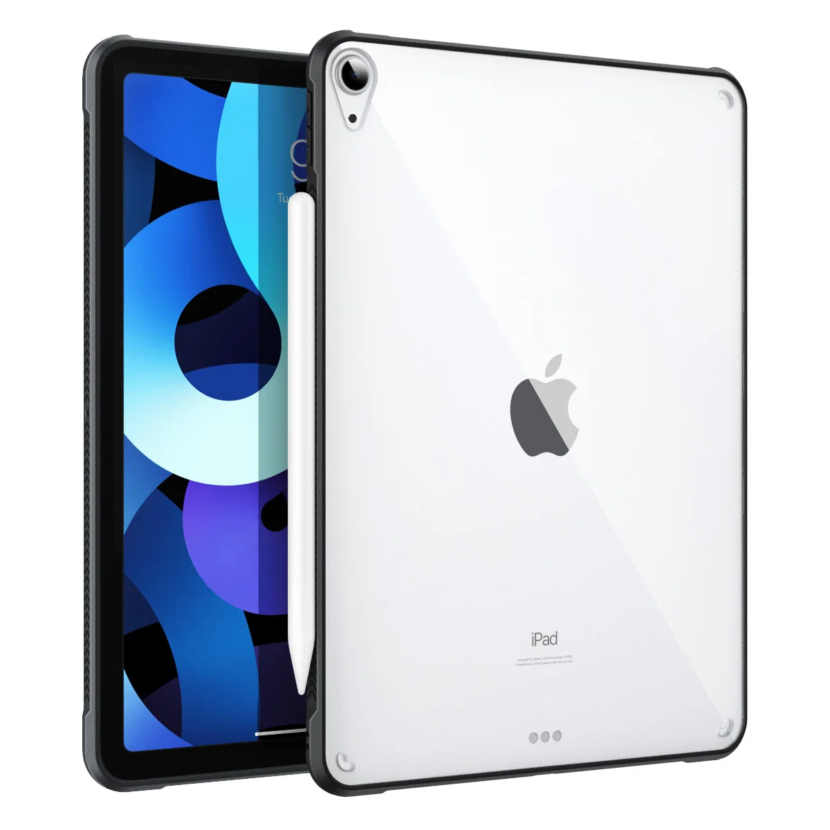 Case For iPad Oro 4th Gen 2020 Lankstus TPU Apvalkalas su Oro Pagalvė, Šoniniai Bamperis,Plonas Skaidrus Sunku VNT Galinio Dangtelio iPad 10.9 2