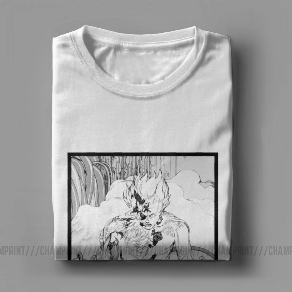 Tetsuo Miršta Akira T-Marškinėliai Vyrams, Medvilnės T Shirts Manga Kaneda Japonų Anime Neo Tokyo Trumpas Rankovės Marškinėliai Spausdinami Viršūnės 1