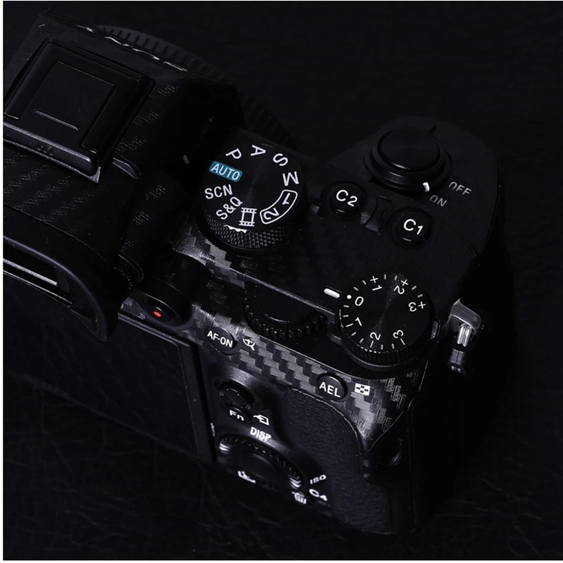 A7III Camera Anti-Scratch Fotoaparato korpuso Dangtelį Kino Lipdukas Sony A7II A7R3 A7 III A7IV A7RIV vaizdo Kameros Apsauginė Odos Pleistras 5