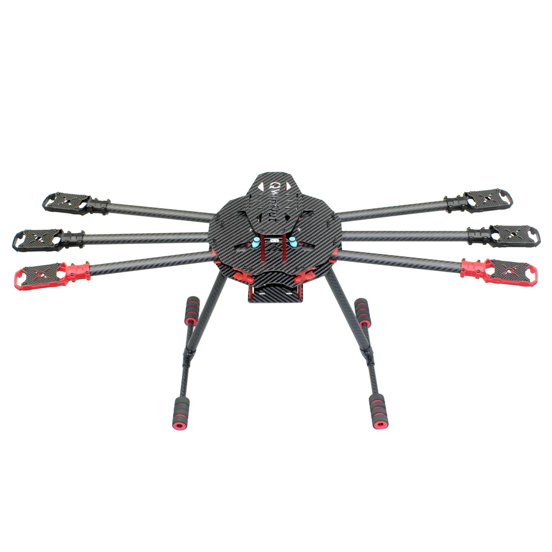 Q705/ Q650 3K Anglies Pluošto 6-Alex Orlaivių Sulankstyti Rankos FPV Drone UAV Quadcopter Frame Kit w/ važiuoklė Slysti į 