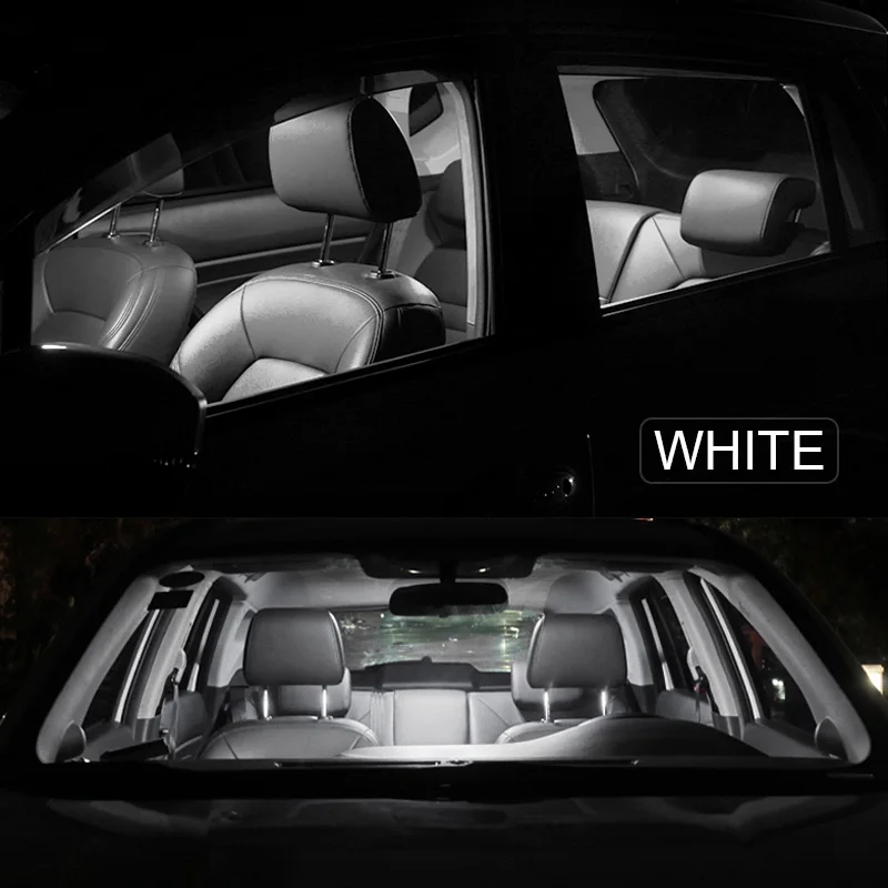 18pcs Klaidų LED Lempa Interjero Dome Light Kit 2009-M. Mercedes Benz GLK klasės X204 GLK300 GLK280 GLK250 GLK350 4