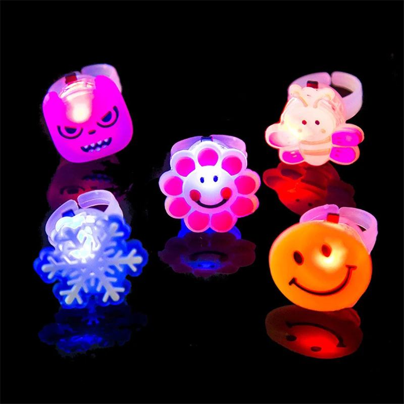 1304 kūrybos fluorescentinė žaislai didmeninė vaikams dovanų mirksi šviesos žiedas pirštu šviesos vietoje, T šaltinis 0