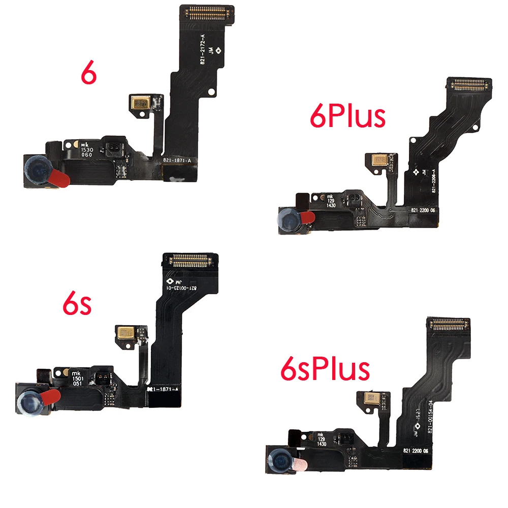 IPhone 6 6Plus 6s Plius Priekinė Kamera Flex Kabelis Garsiakalbis Su Atrama + Home Mygtuką, Mygtuką ir Metalo Plokštė + Pilnas Varžtai 3