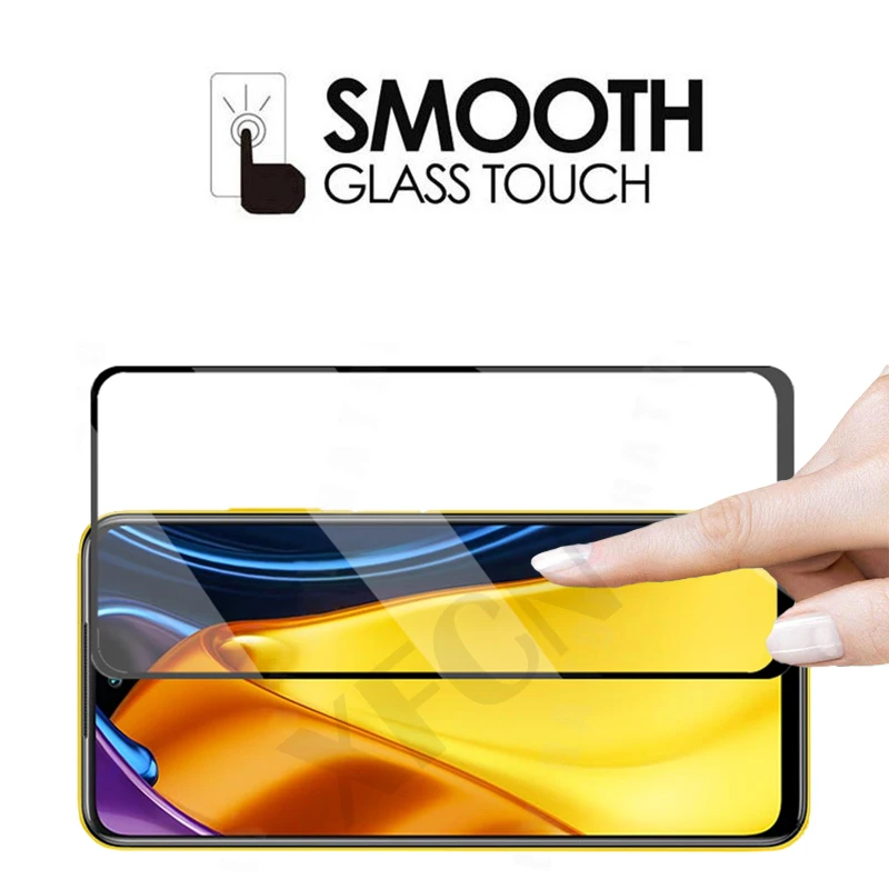 3Pcs Poco M3 Pro 5G Telefonas Grūdintas Stiklas Xiaomi Poco M 3 X3 Pro Screen Protector Dėl Poco F3 X3 NFC Apsauginis Stiklas Dangtis 1