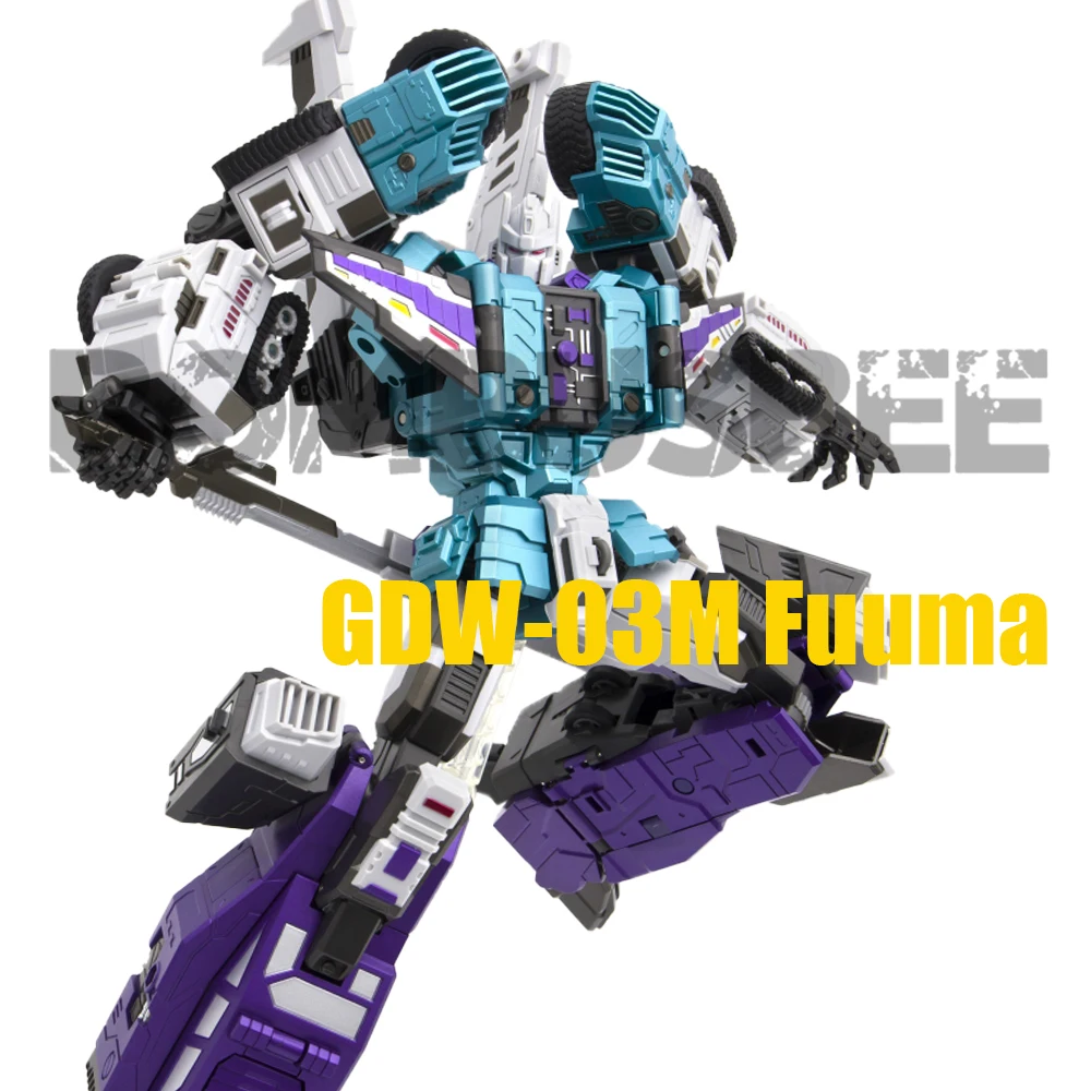 【Sandėlyje】G-sukurti GDW-03M Fuuma Sixshot Metallic Ver Tik Komiksų Dizainas Veiksmų Skaičius, Robotas Transformacijos Sixchanger Dovana 3
