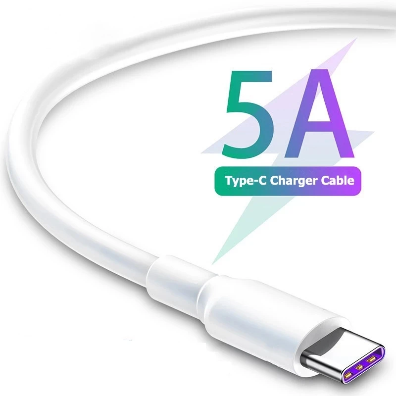 5A Greitas USB Įkrovimo Tipas-C Įkroviklis, Duomenų Kabelis, Skirtas 